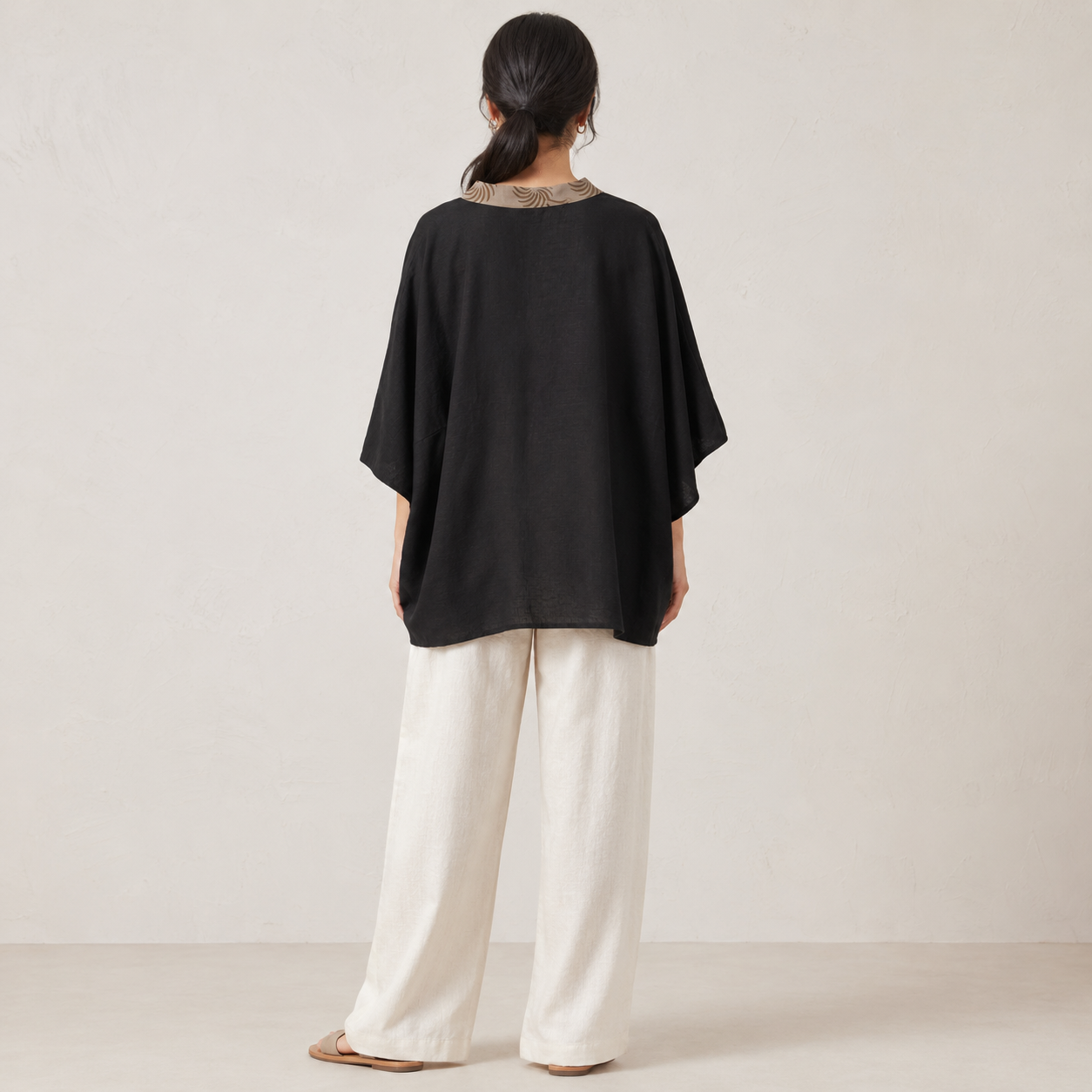 Arika Cotton Shrug- Brown