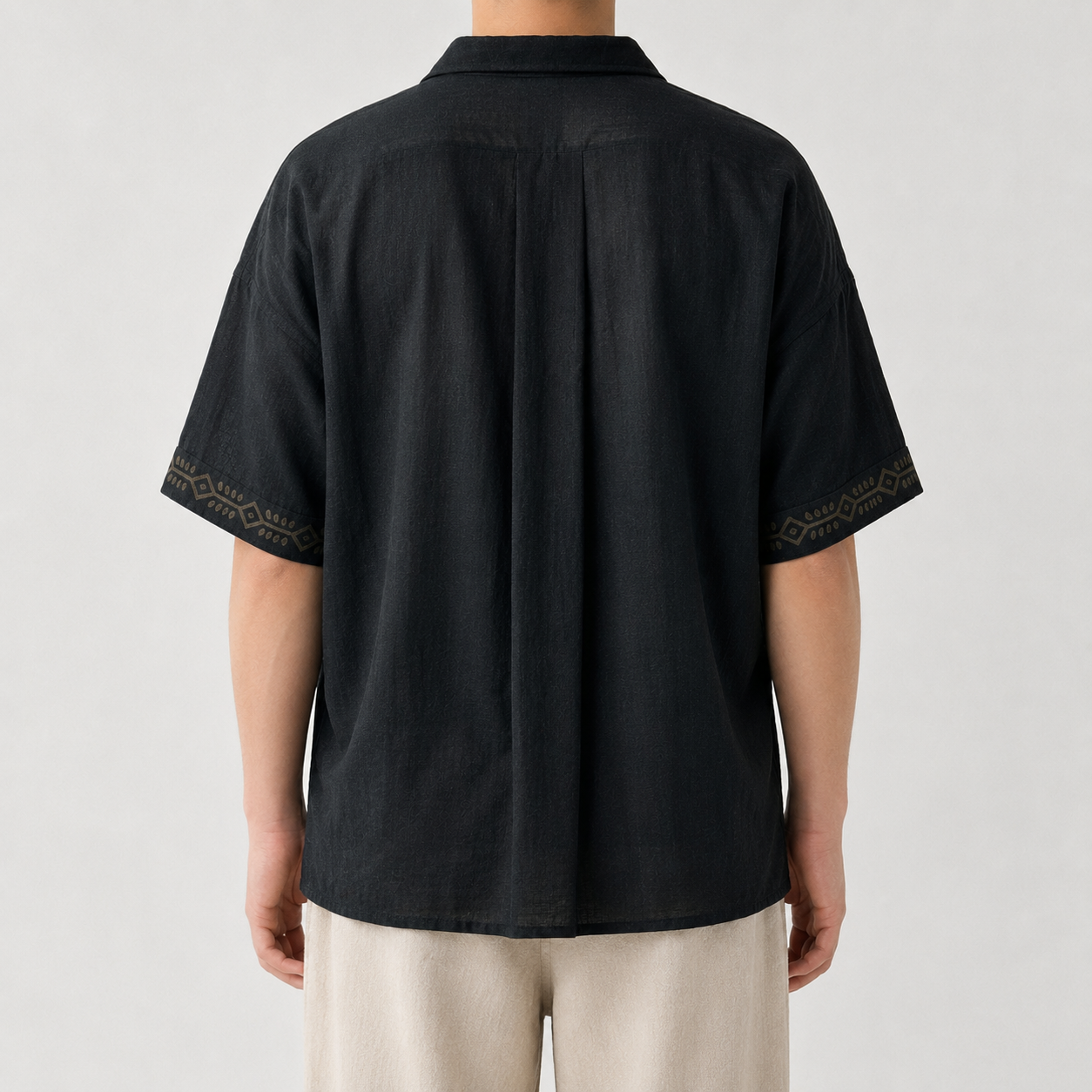 Rahgir Cotton Unisex Shirt 2.0 - Black