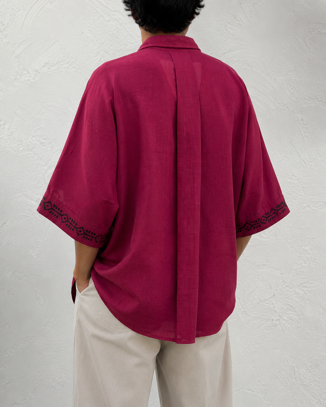 Rahgir Cotton Unisex Shirt 2.0 - Wine