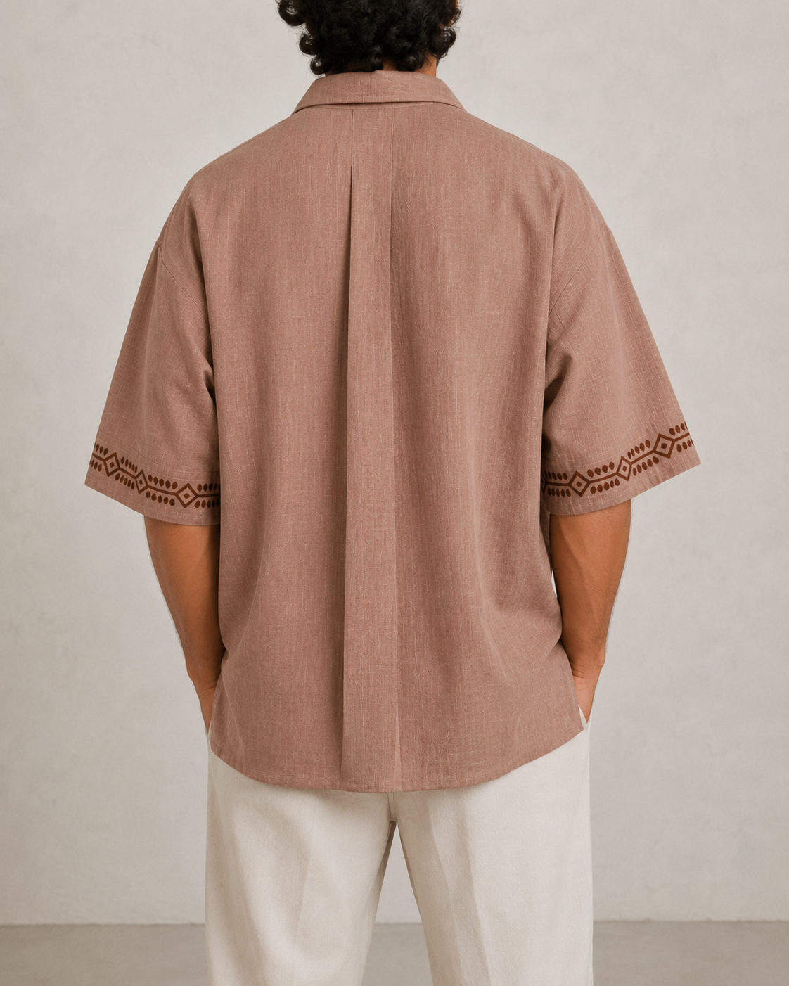Rahgir Cotton Oversize Shirt 2.0 - Beige