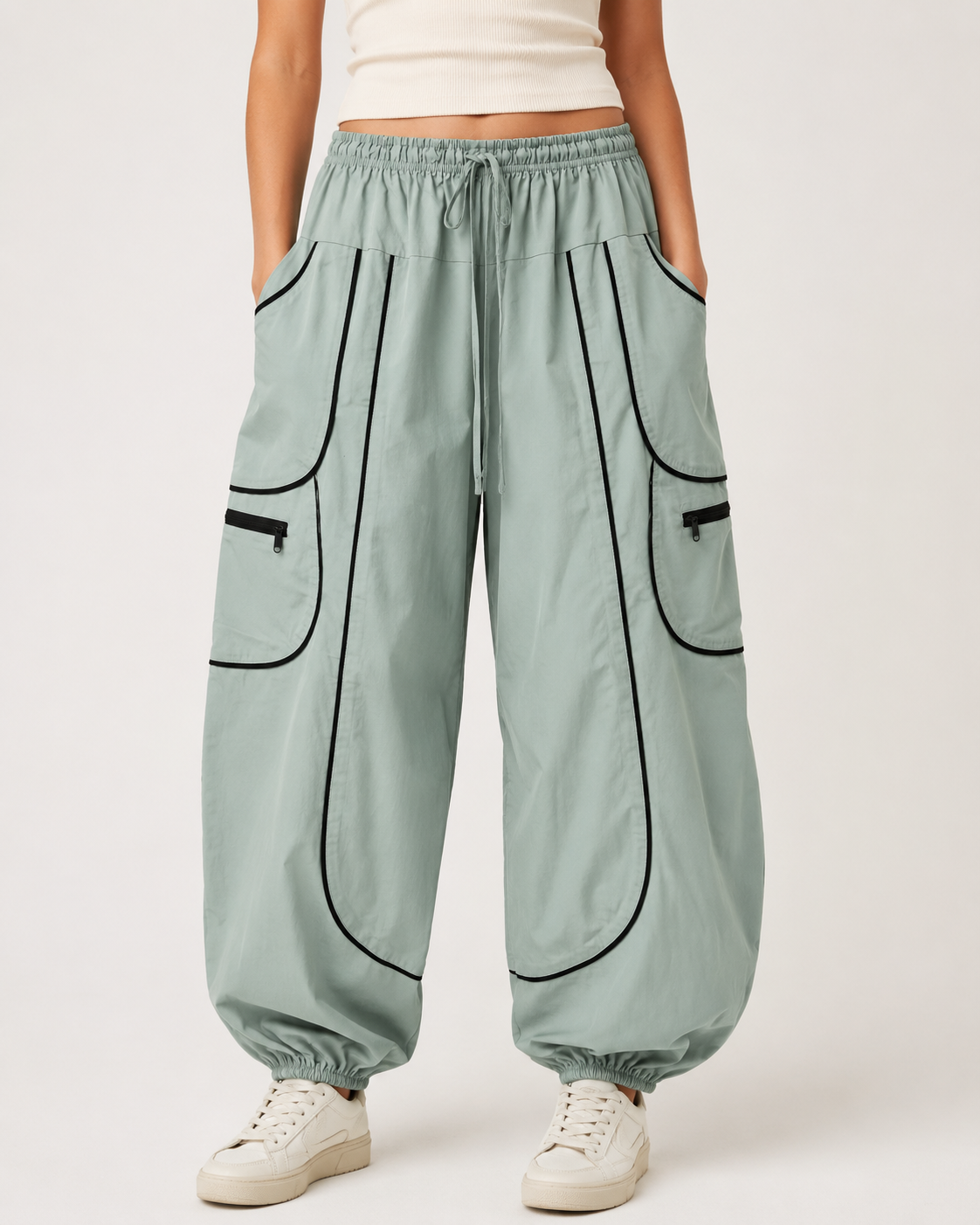 Jibhi Pants - Sage Green