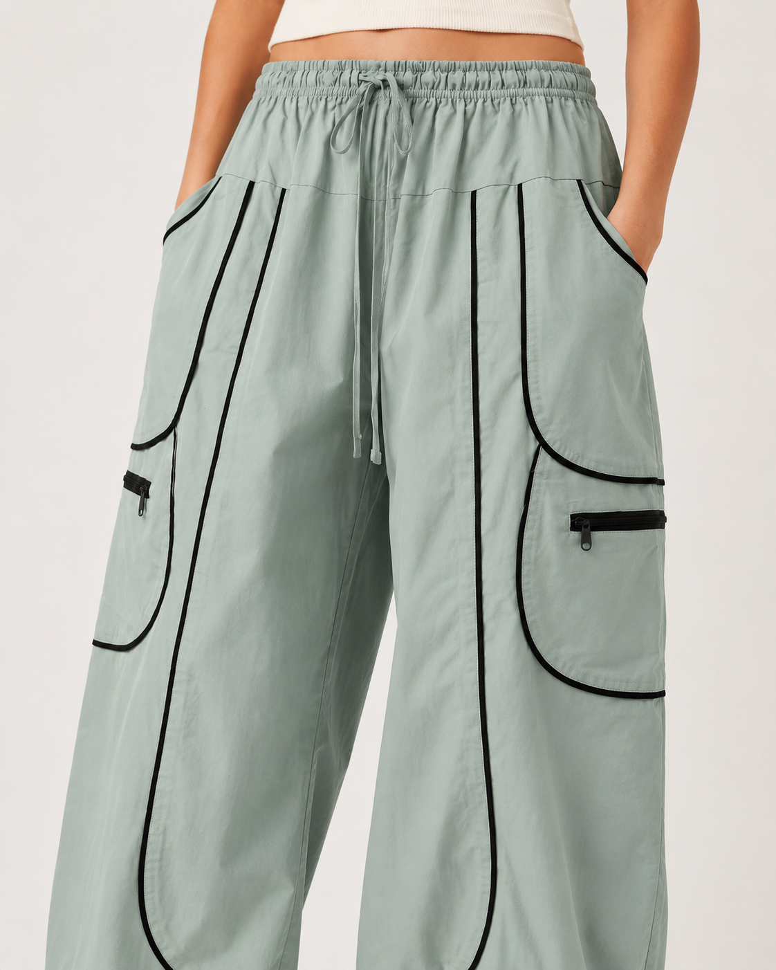 Jibhi Pants - Sage Green
