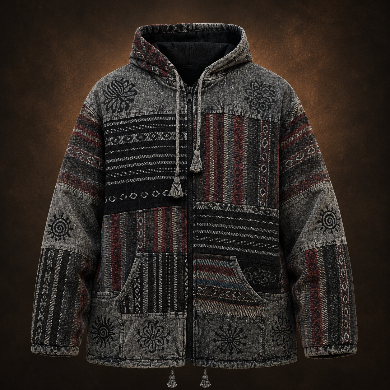 Pahadi Thread Jacket- Night