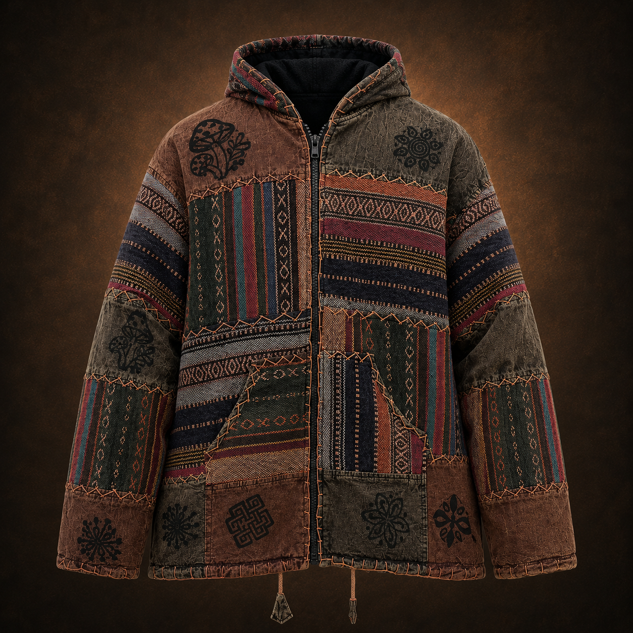 Himalayan Threads Jacket - Wood