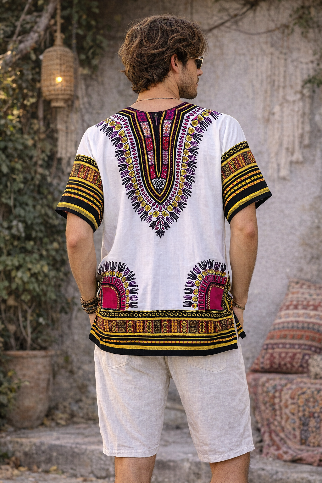 Dashiki Shirt - White