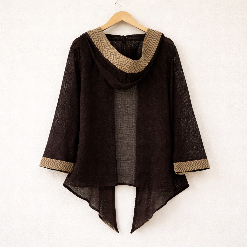 Kabira Cotton Shrug - Claywood Brown