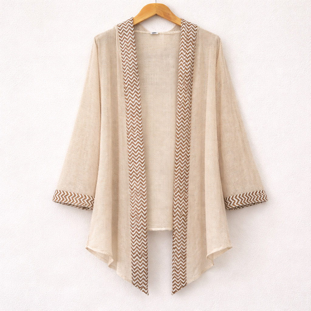 Kabira Cotton Shrug - Warm White