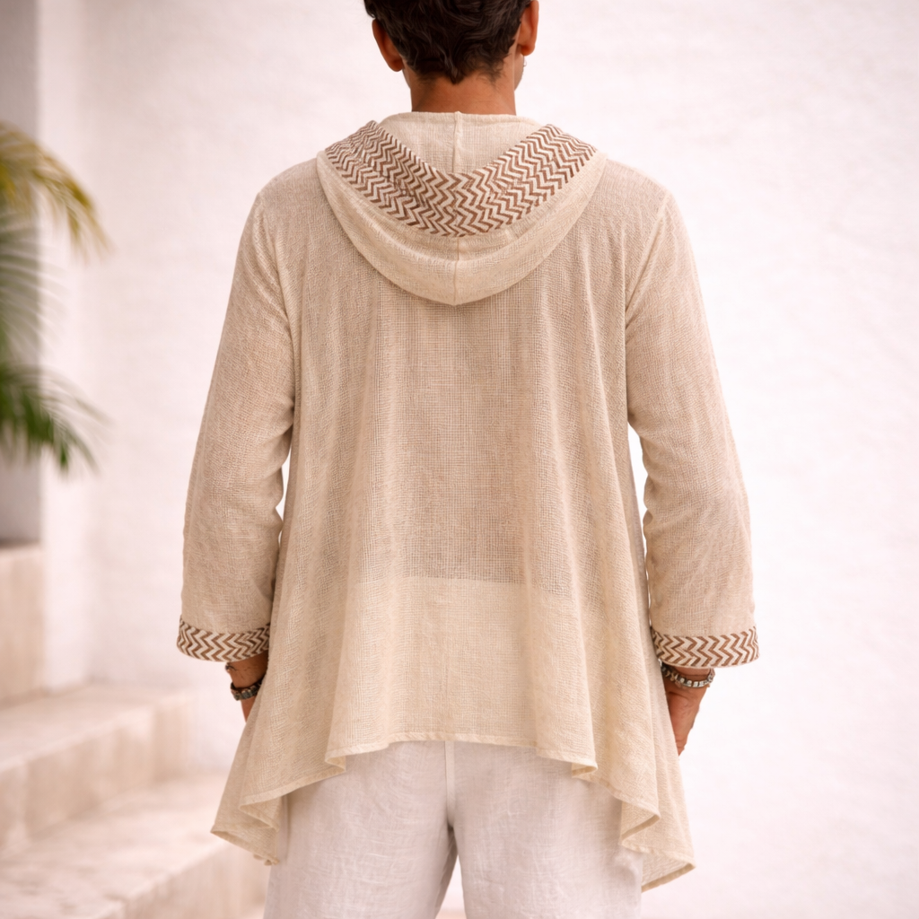 Kabira Cotton Shrug - Warm White