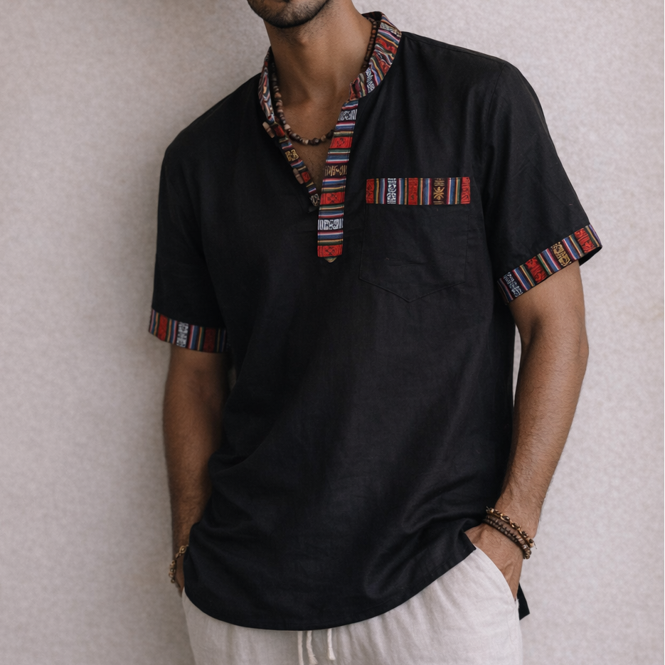 Bhutani Kurta - Black