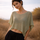 Shayra Cotton Top - Sage Green