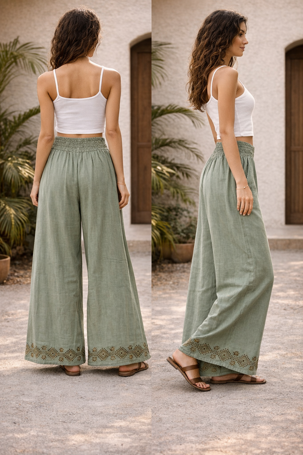 Zayra Co-ord Set- Sage Green