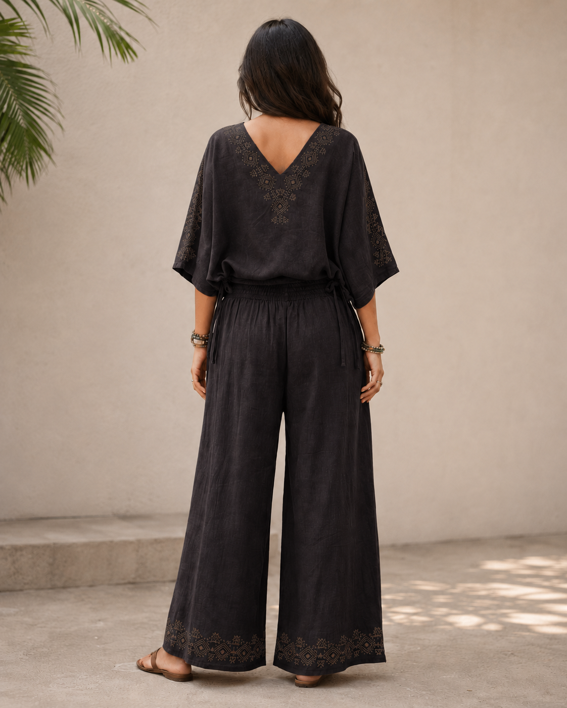 Zayra Co-ord Set- Claywood Brown