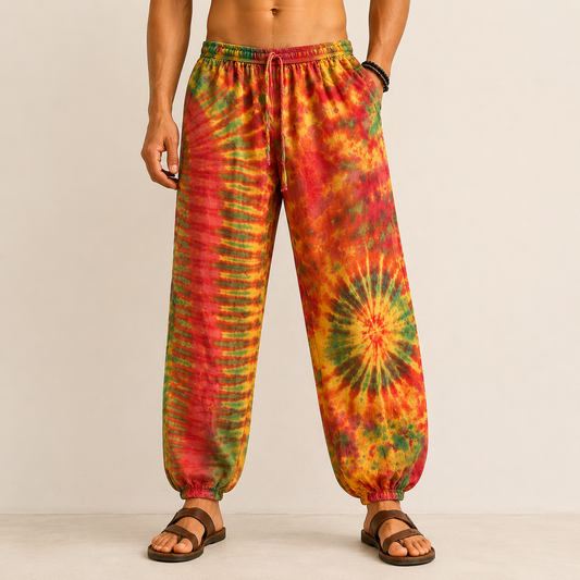 Kasol Trance Pants - Orange Candy