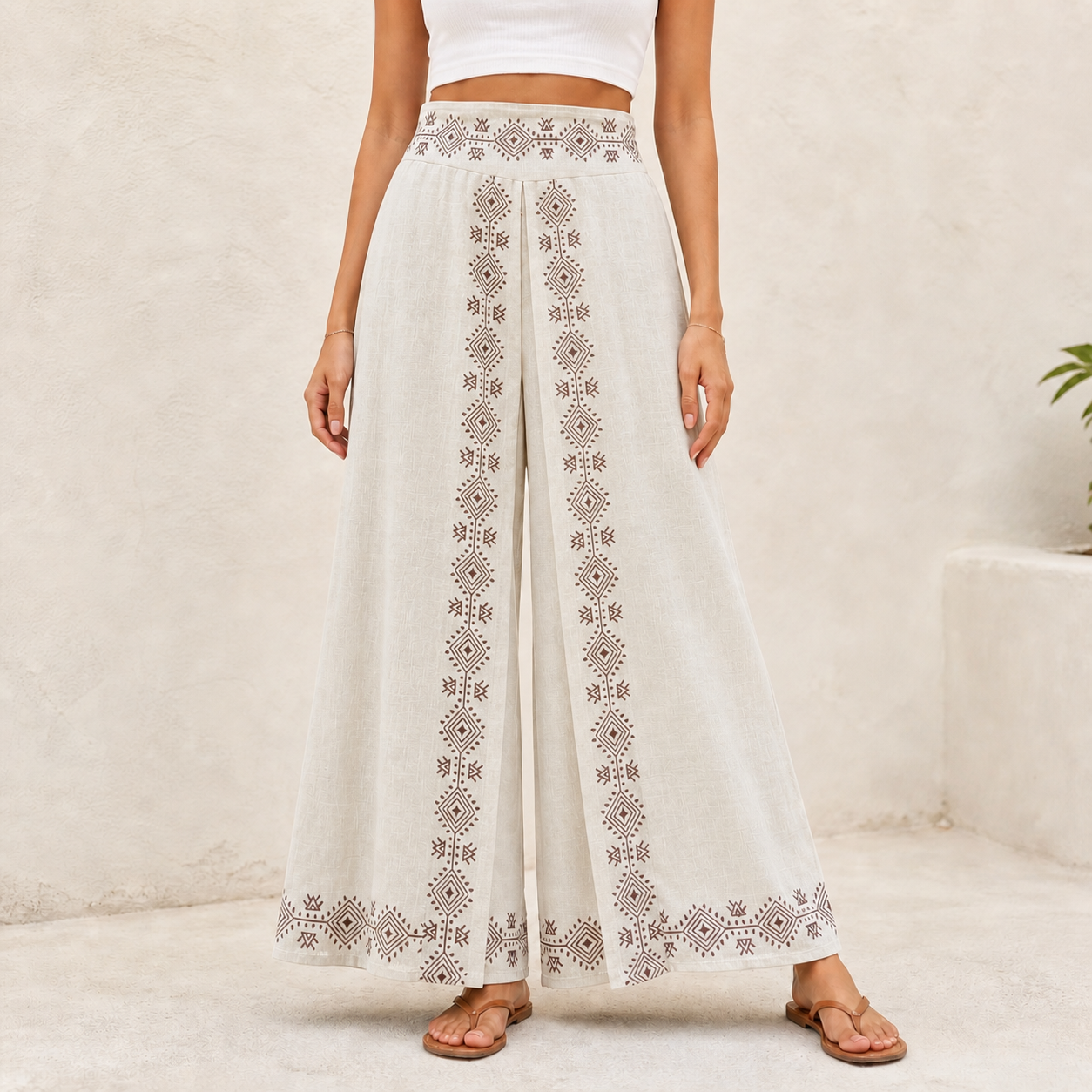 Mastani Cotton Pant- Ivory