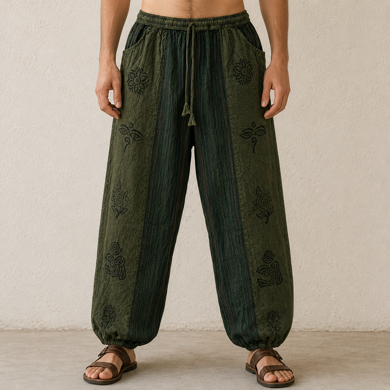 Dharamkot Bliss Pants - Forest