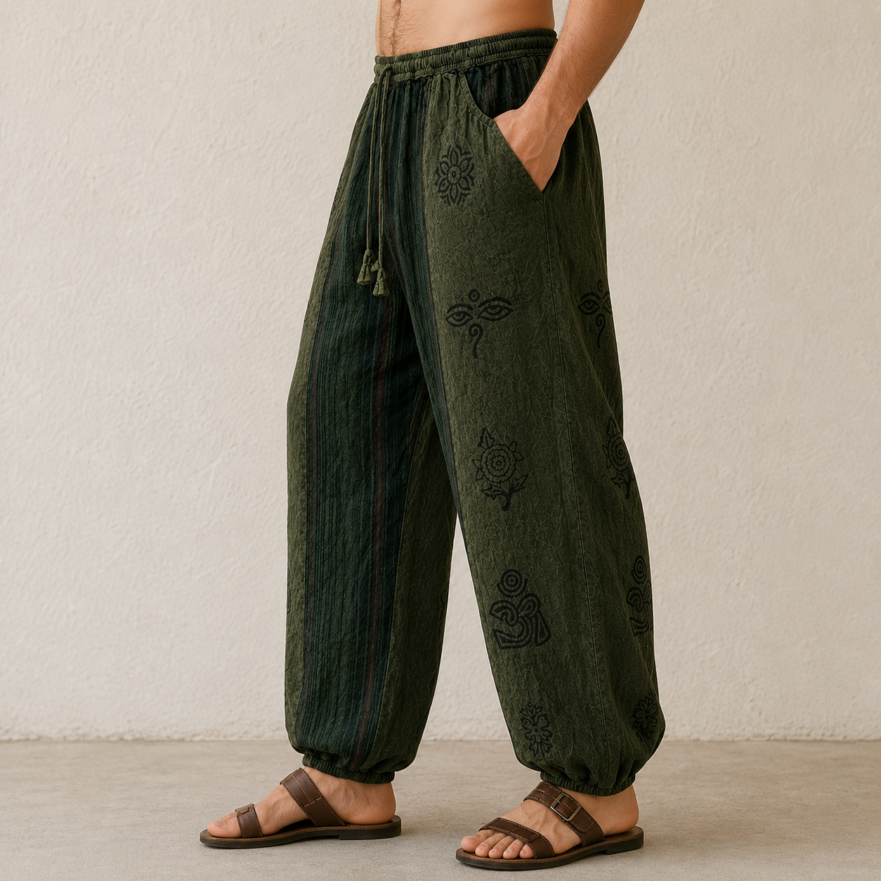 Dharamkot Bliss Pants - Forest