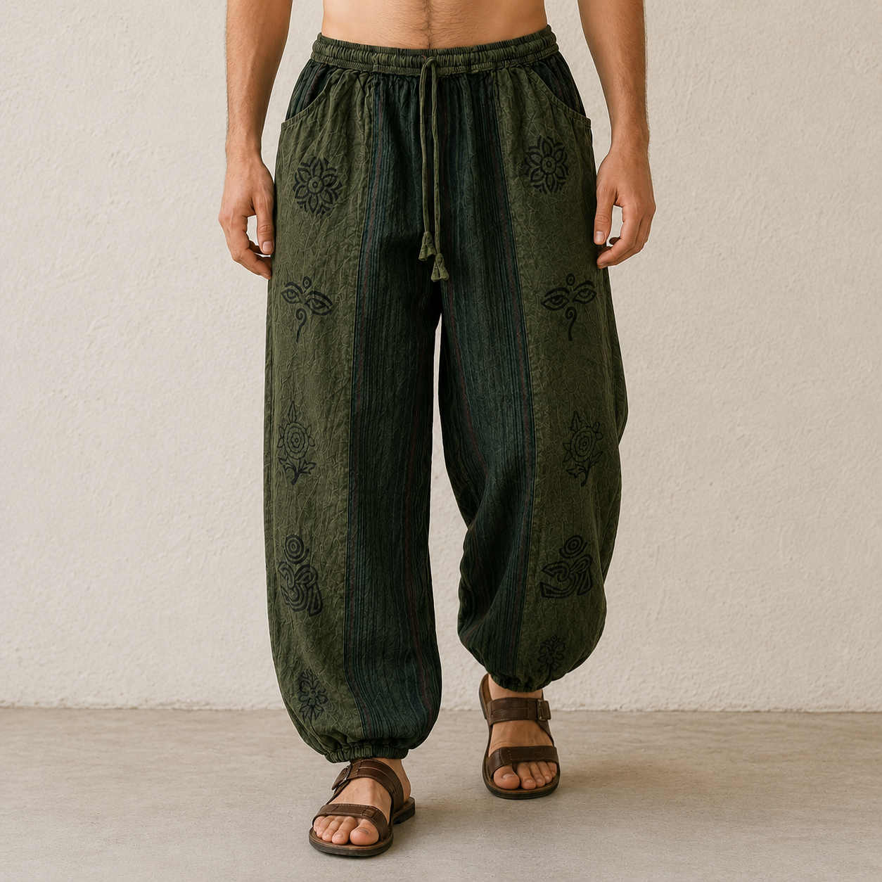 Dharamkot Bliss Pants - Forest