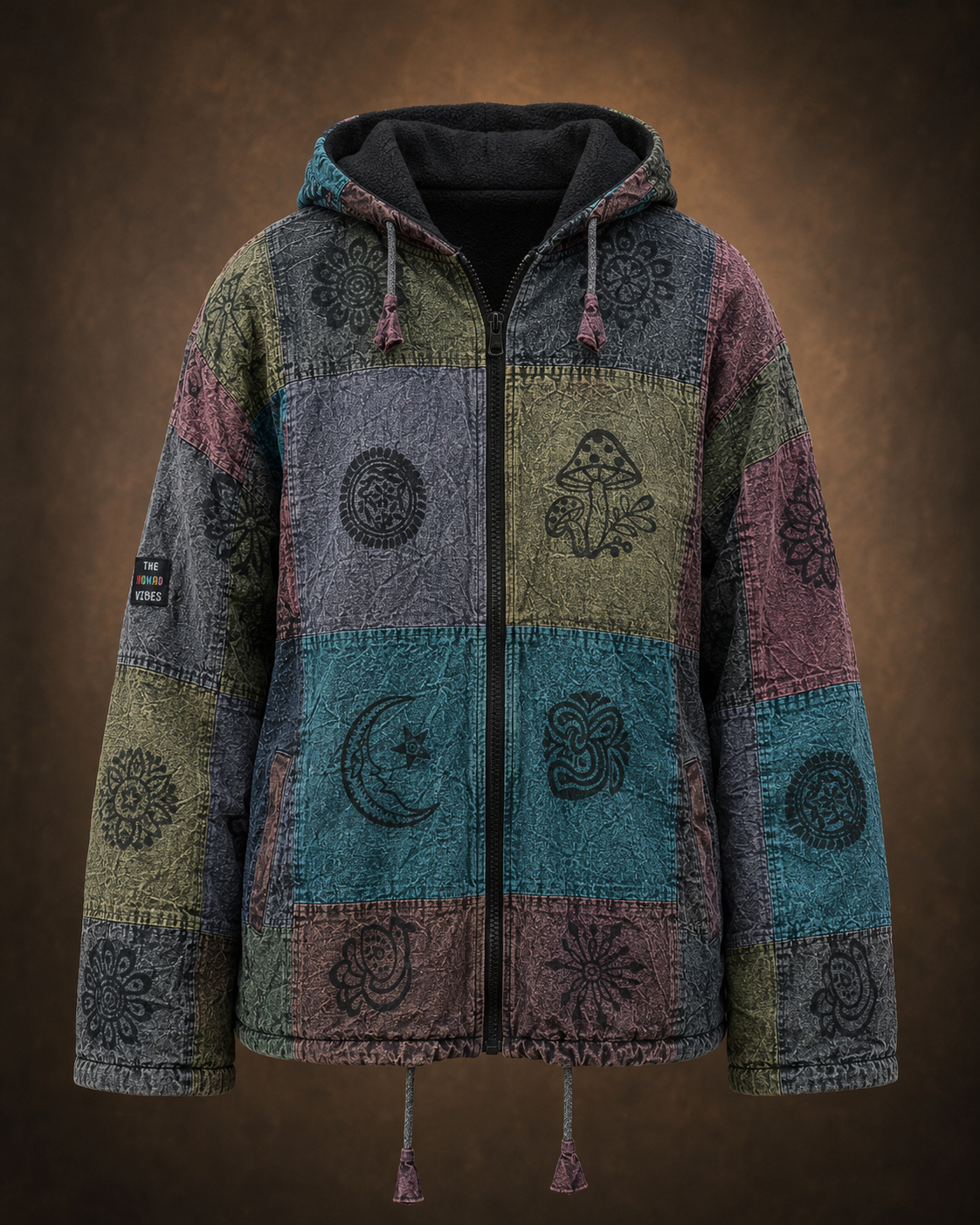 Pahadi Nepali Jacket - Multicolour