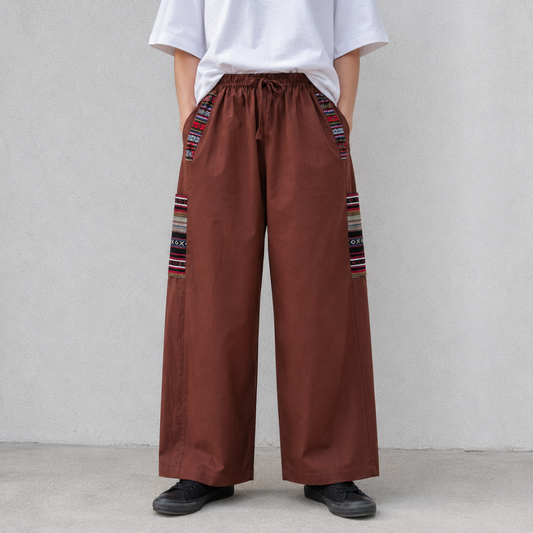 Pahadi Style Pants - Brown