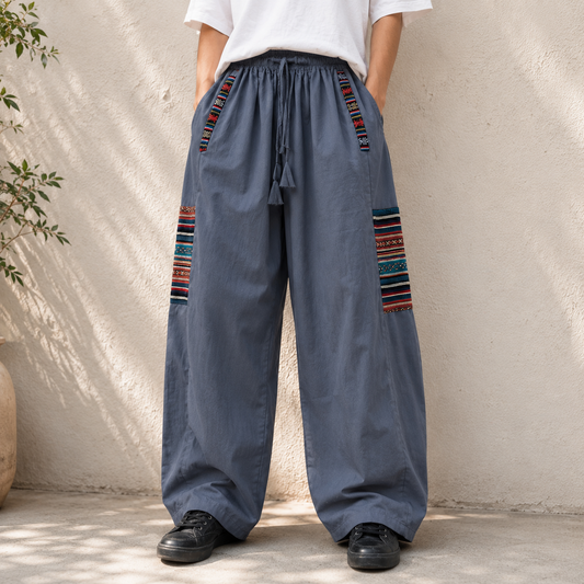 Pahadi Style Pants - Grey