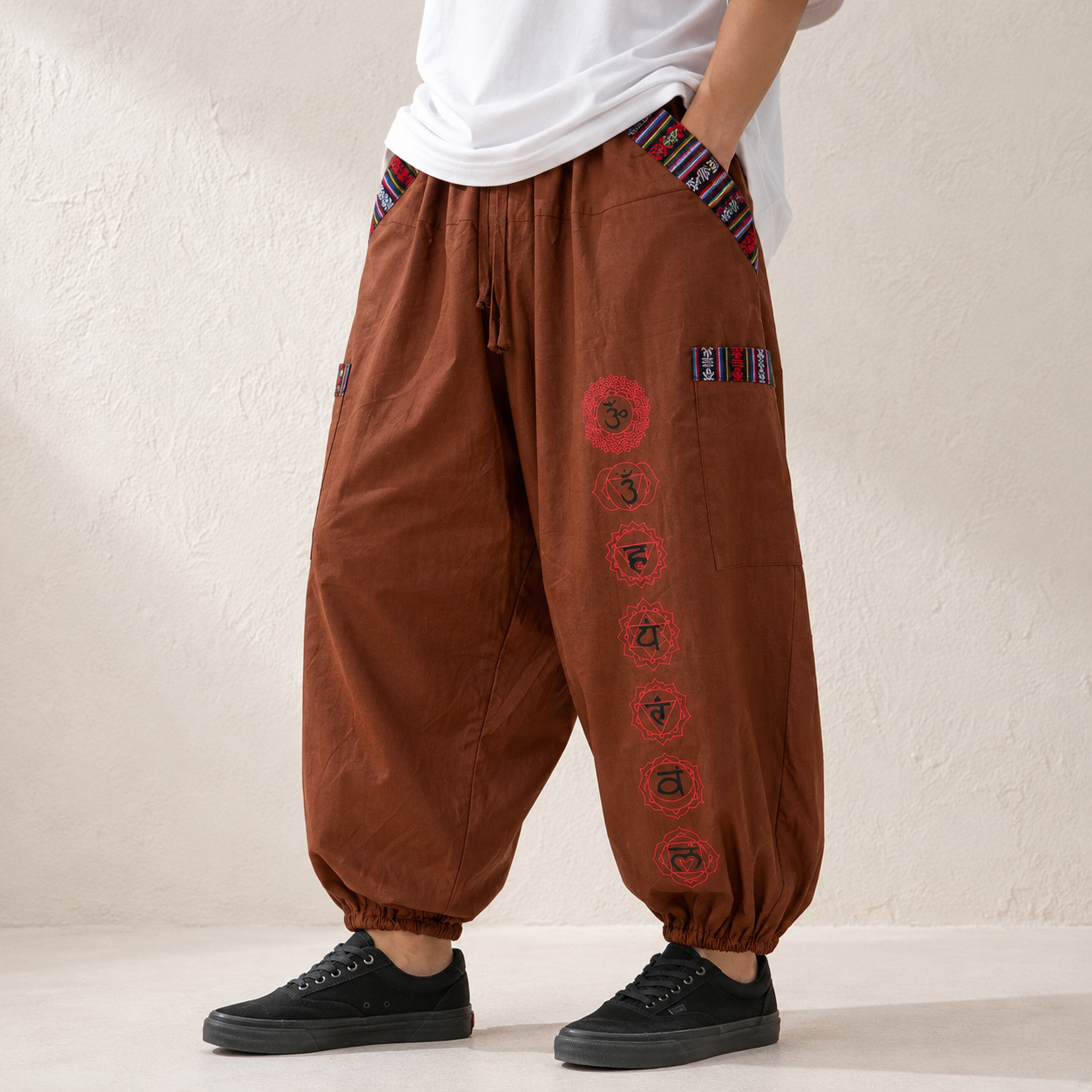 Pahadi Chakra Pants - Brown