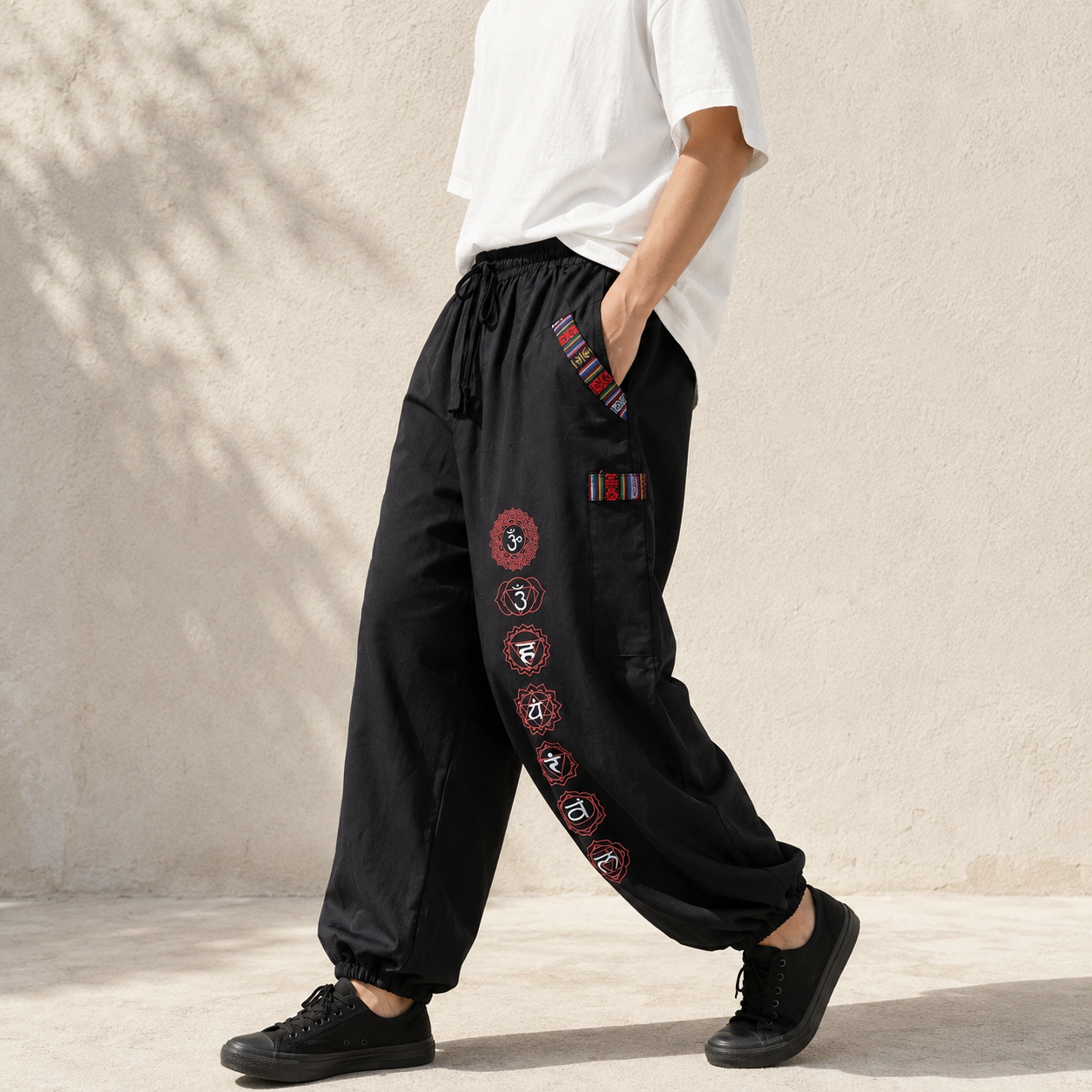 Pahadi Chakra Pants - Black
