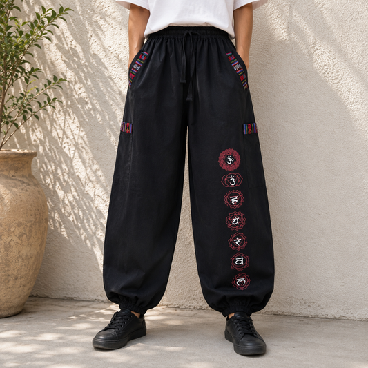 Pahadi Chakra Pants - Black