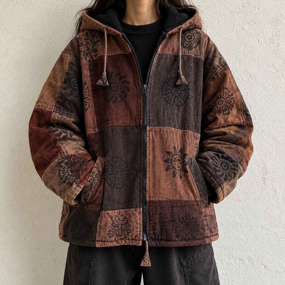Mountain canvas Jacket - Assorted patchwork