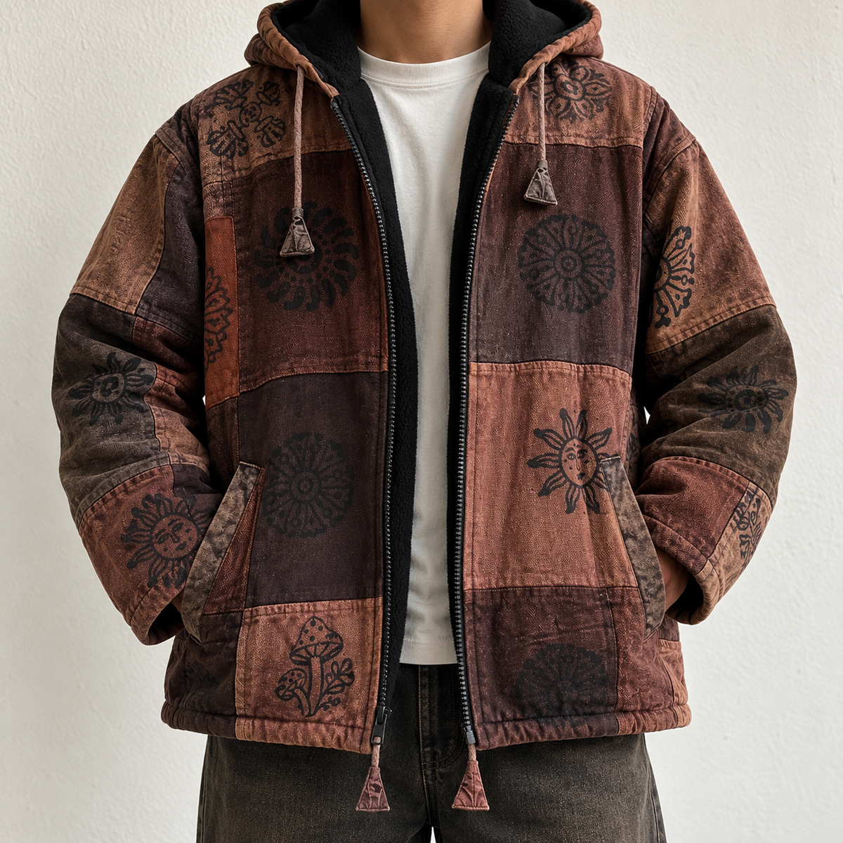 Mountain canvas Jacket - Assorted patchwork