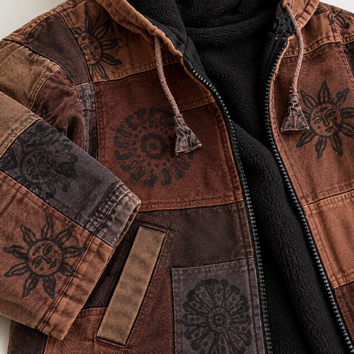 Mountain canvas Jacket - Assorted patchwork