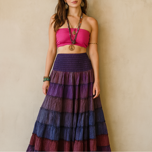 Boho Skirt - Orchid