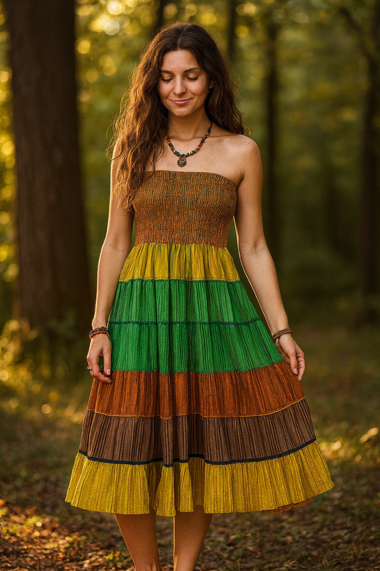 Boho Skirt - Sunflower