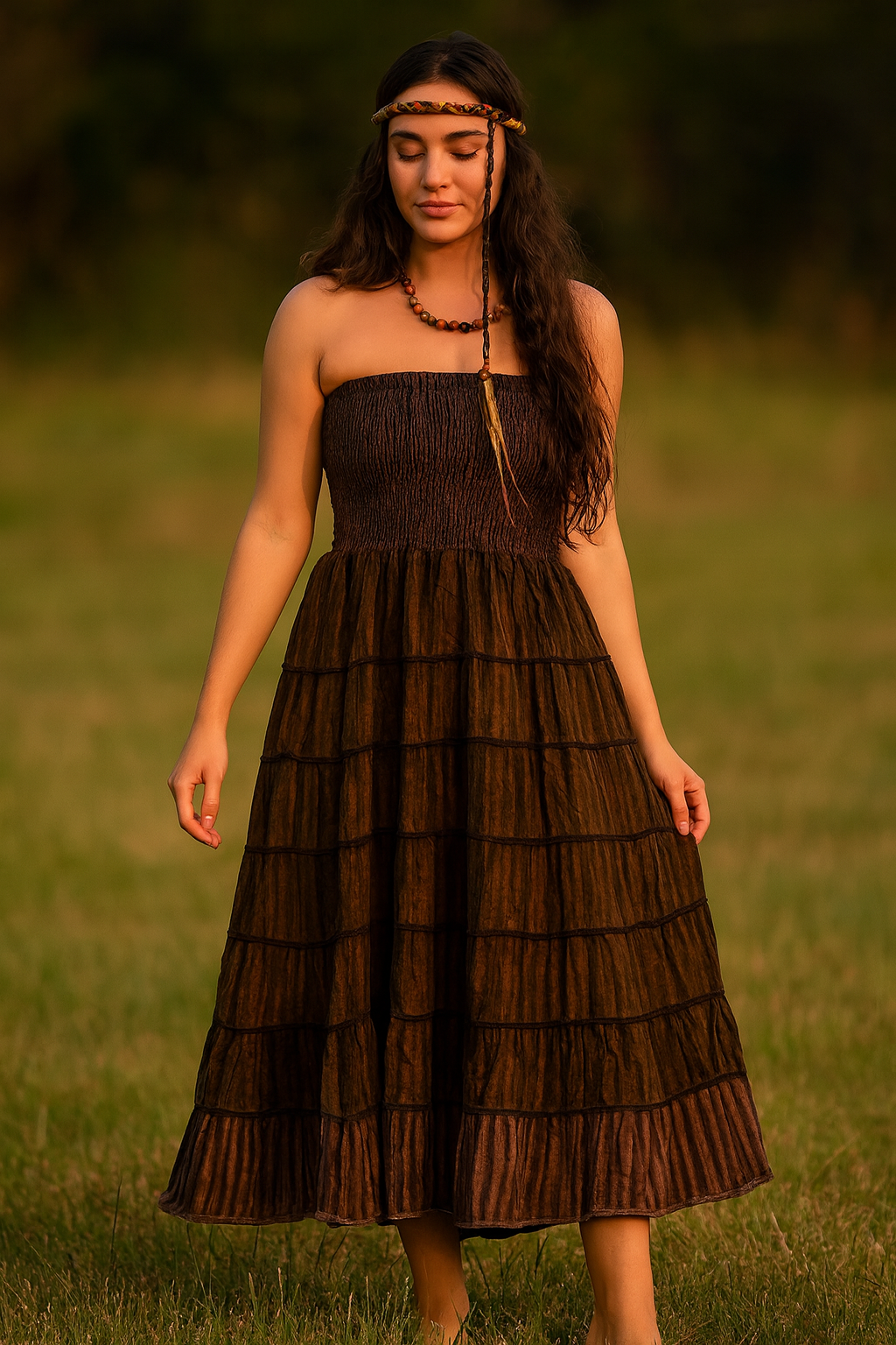 Vintage Skirt - Coffee