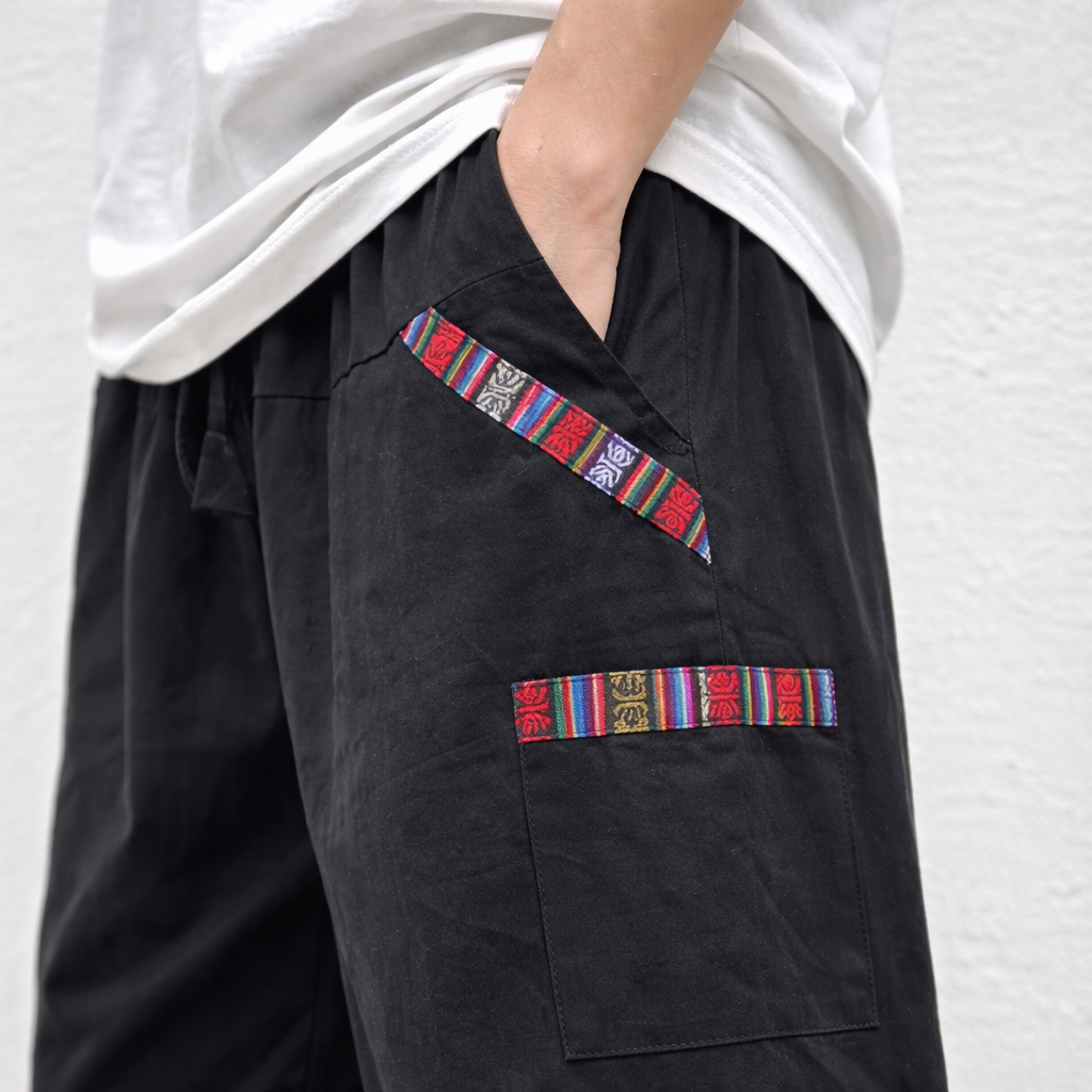 Pahadi Baggy Pants - Black