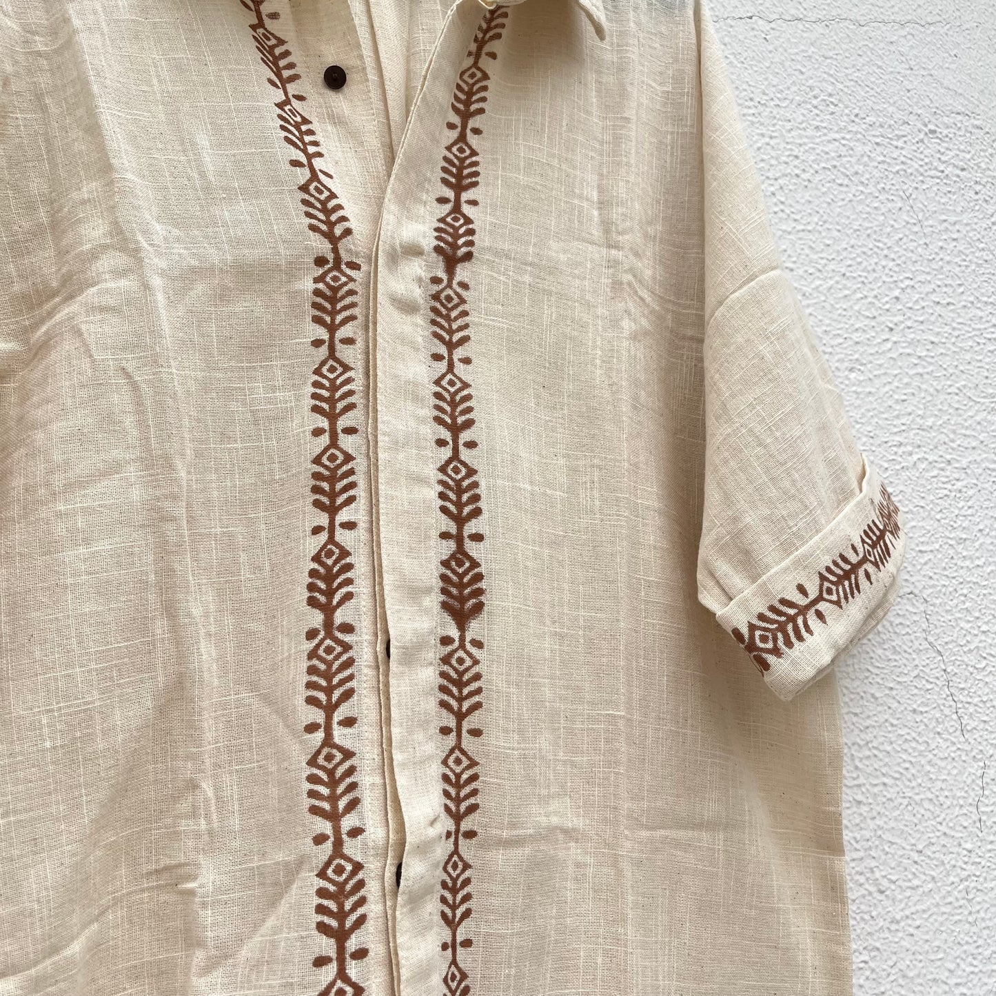 Rahgir Cotton Unisex Shirt 2.0 - Cream