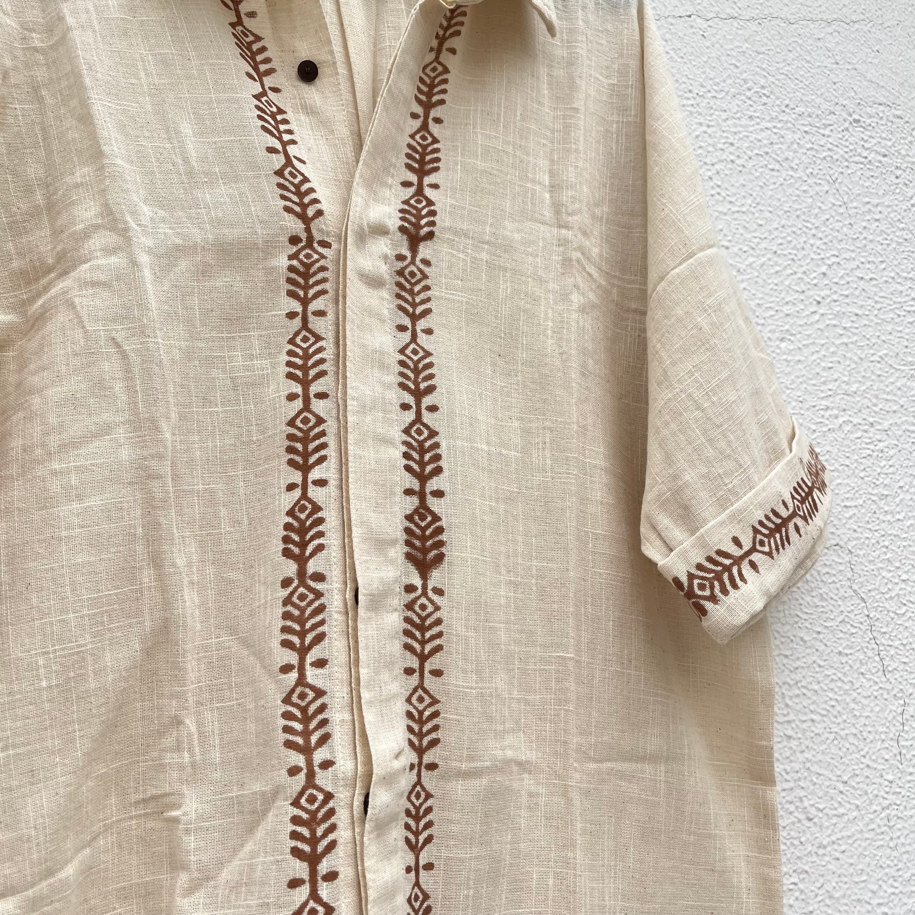 Rahgir Cotton Unisex Shirt 2.0 - Cream