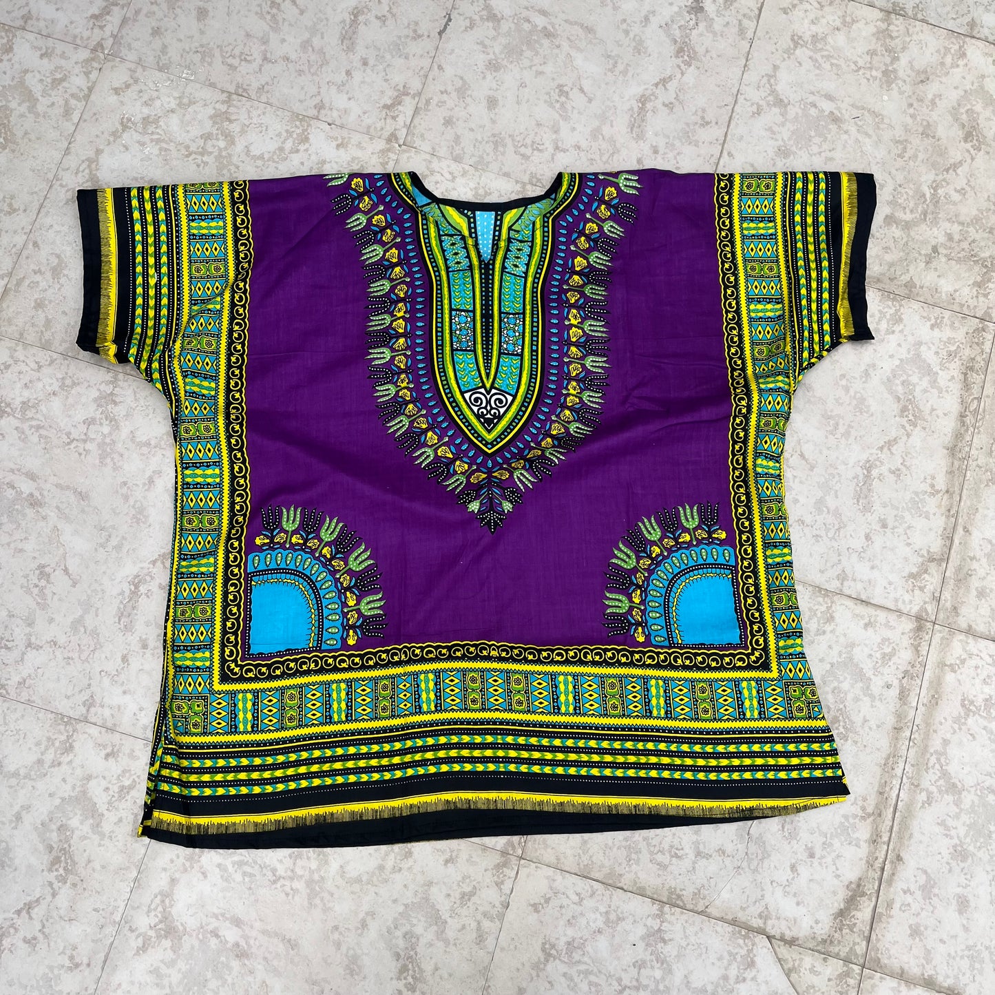 Dashiki Shirt - purple