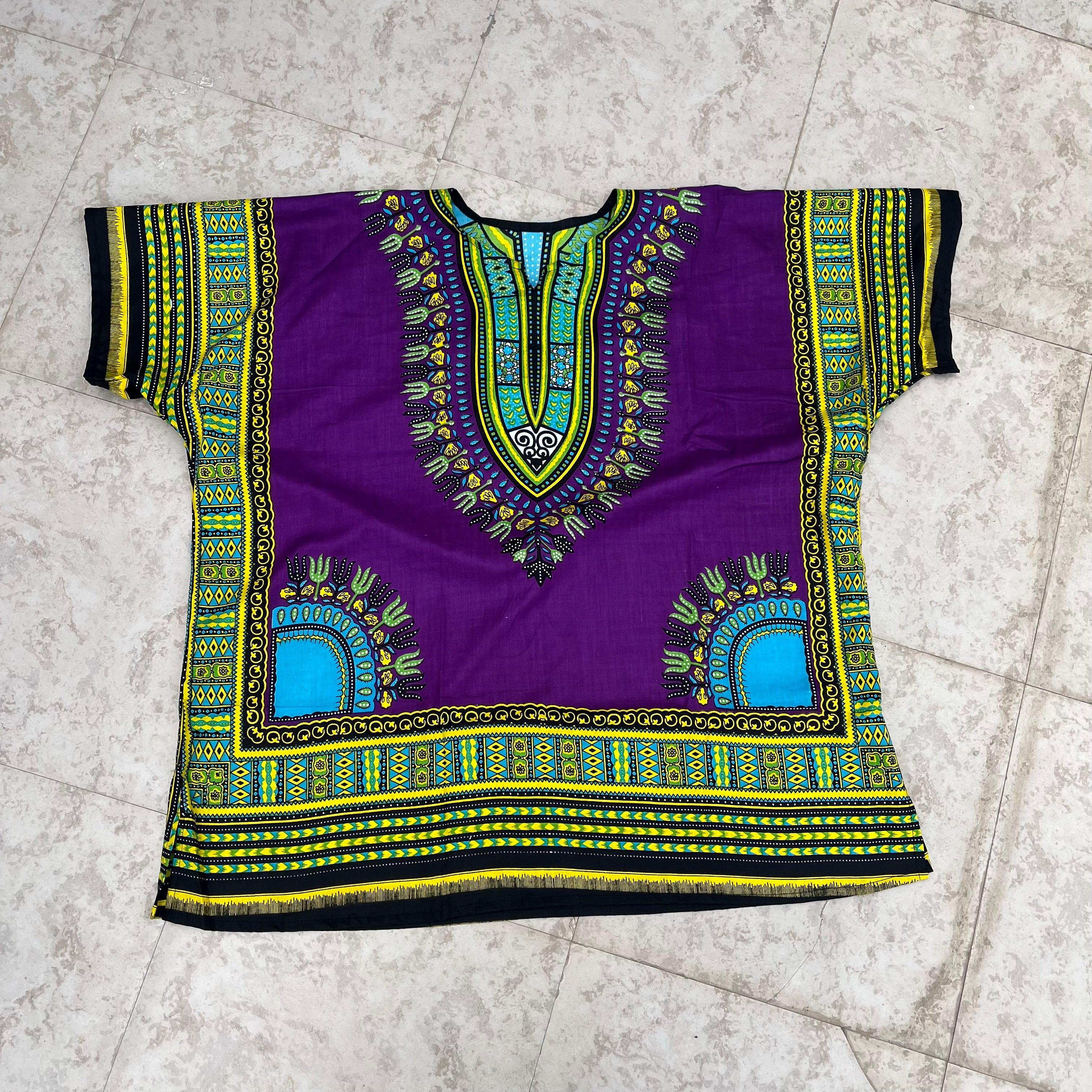 Dashiki Shirt - purple