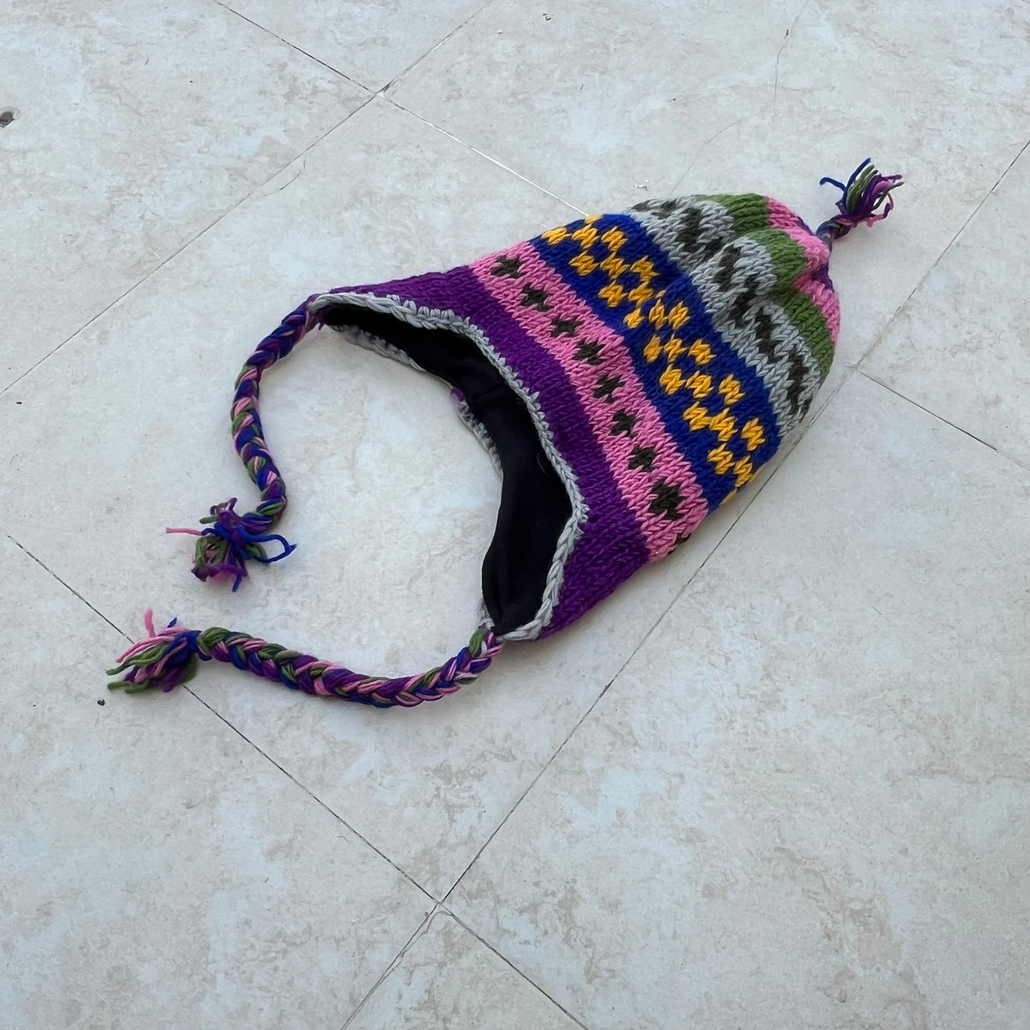 Winter Cap with braids