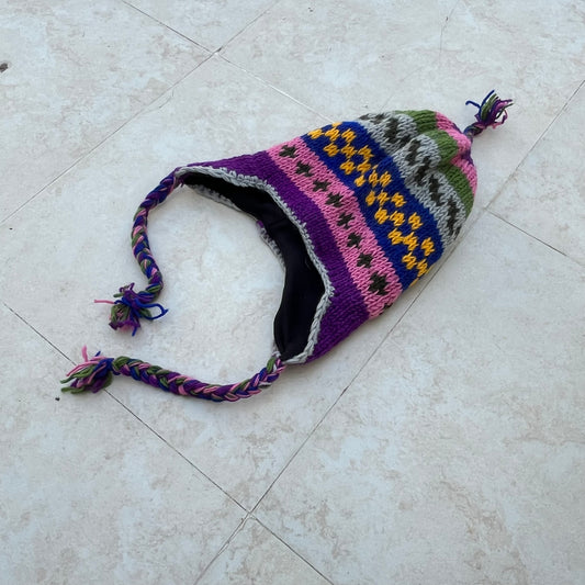 Winter Cap with braids