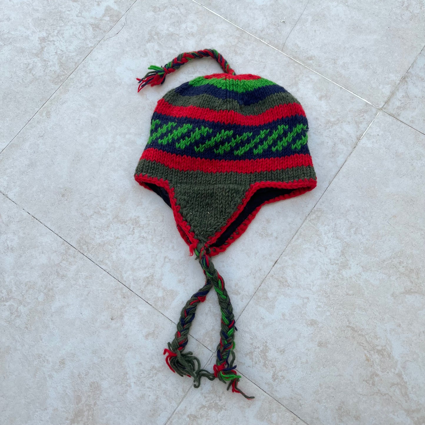 Winter Cap with braids