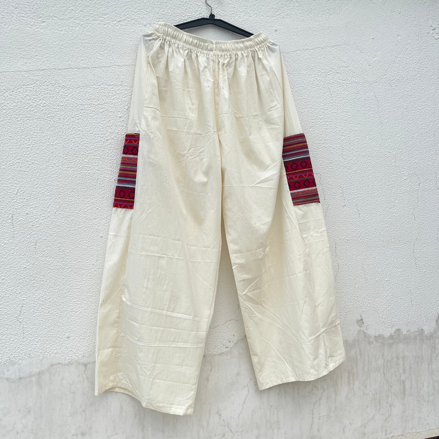 Pahadi Boho Pants - Cream