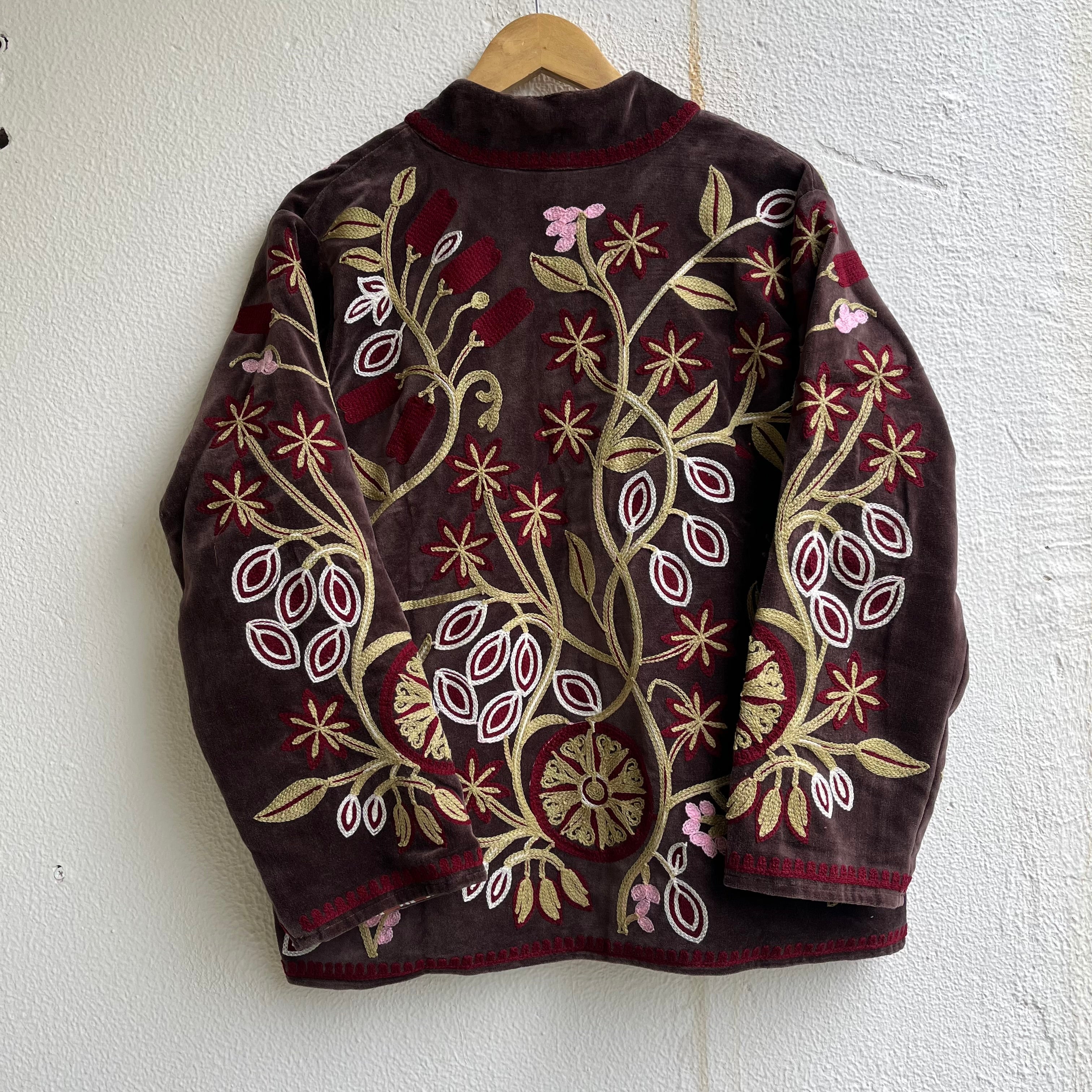 Jaipuri Thread Velvet Jacket