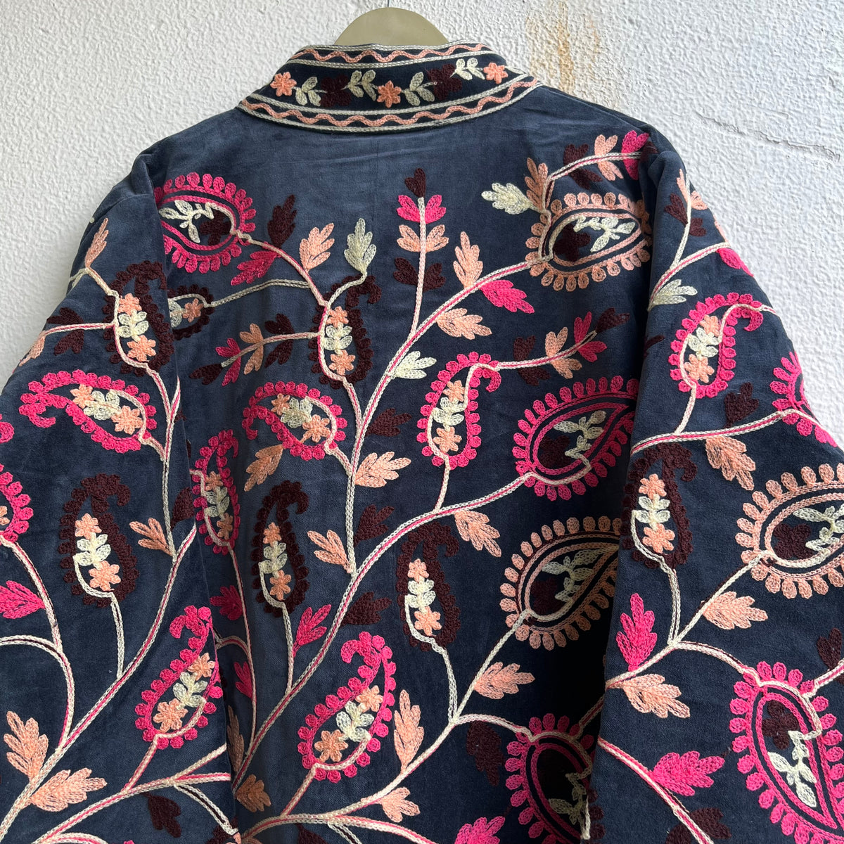 Jaipuri Thread Velvet Jacket