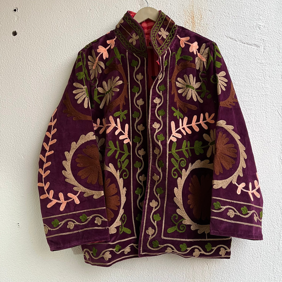 Jaipuri Thread Velvet Jacket