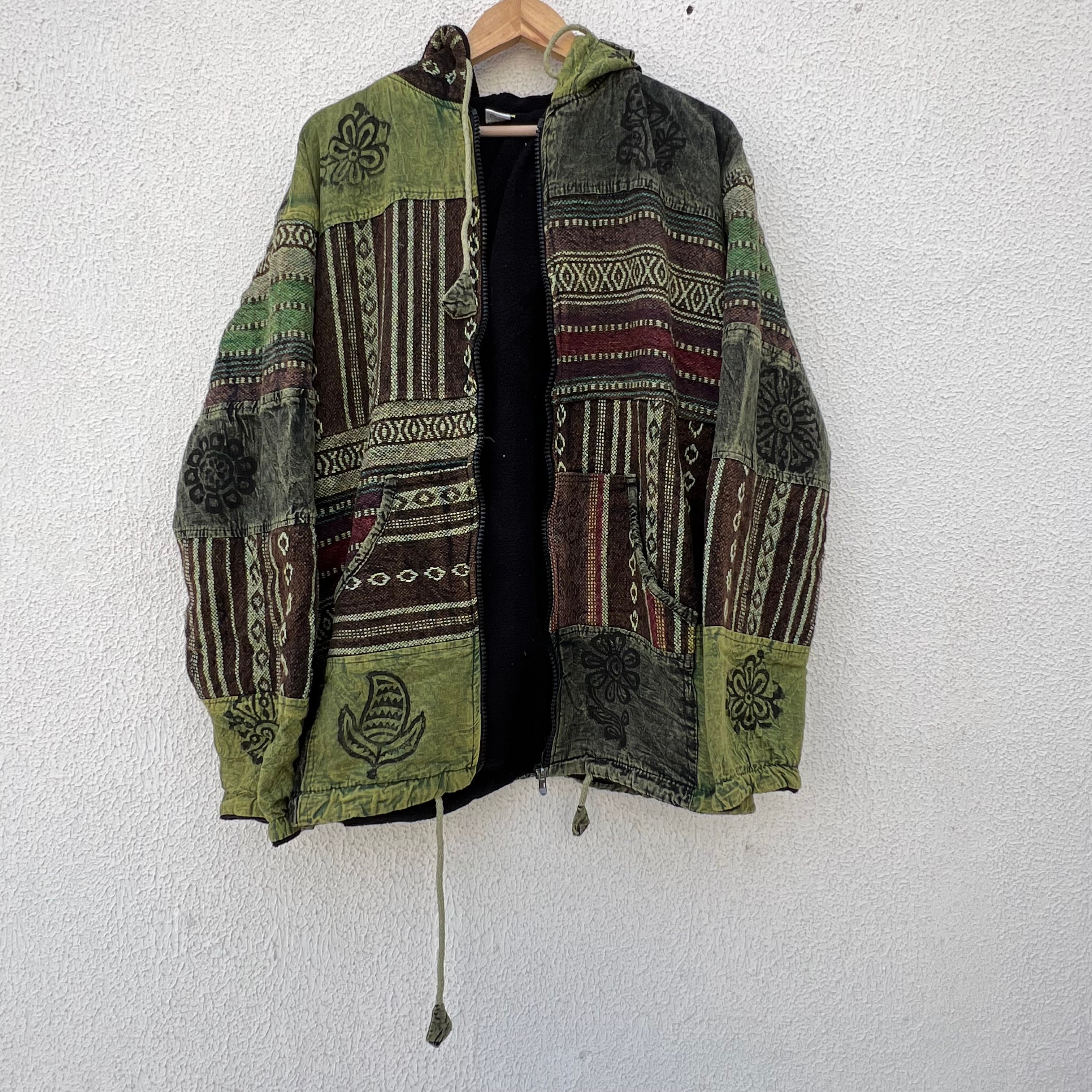 Pahadi Thread Jacket - Forest