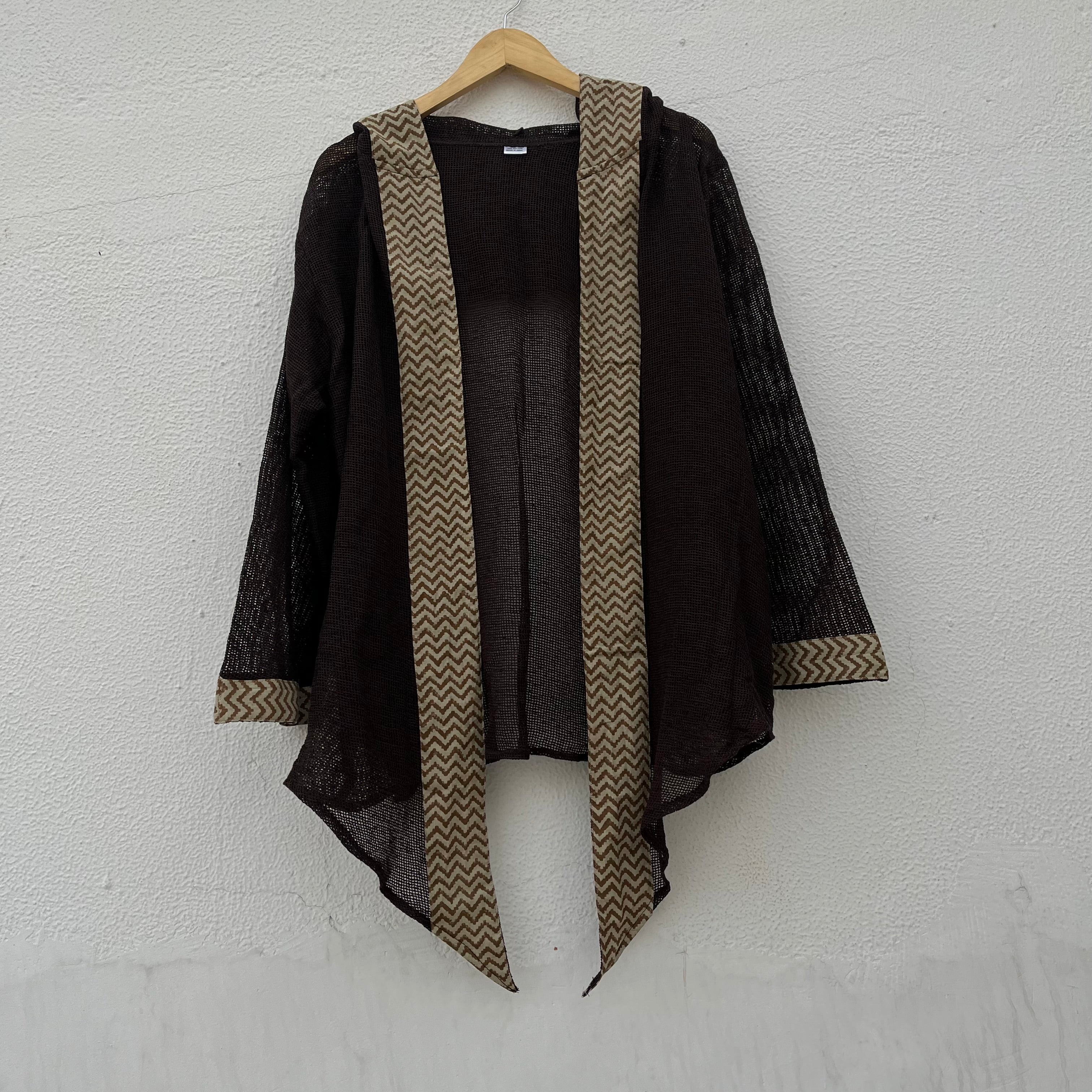 Kabira Cotton Shrug - Claywood Brown