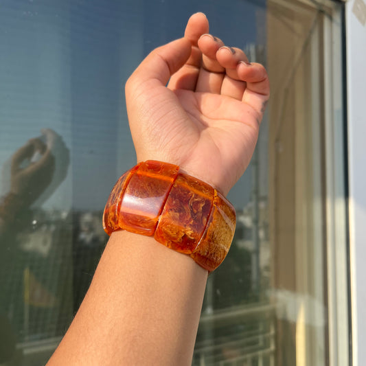 Vintage Acrylic Bracelet