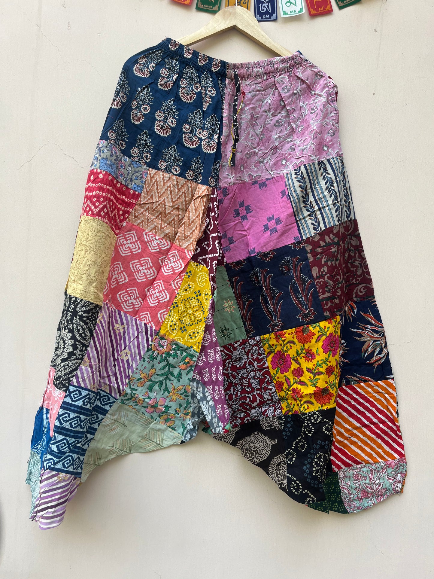 Patchwork Harem Pant