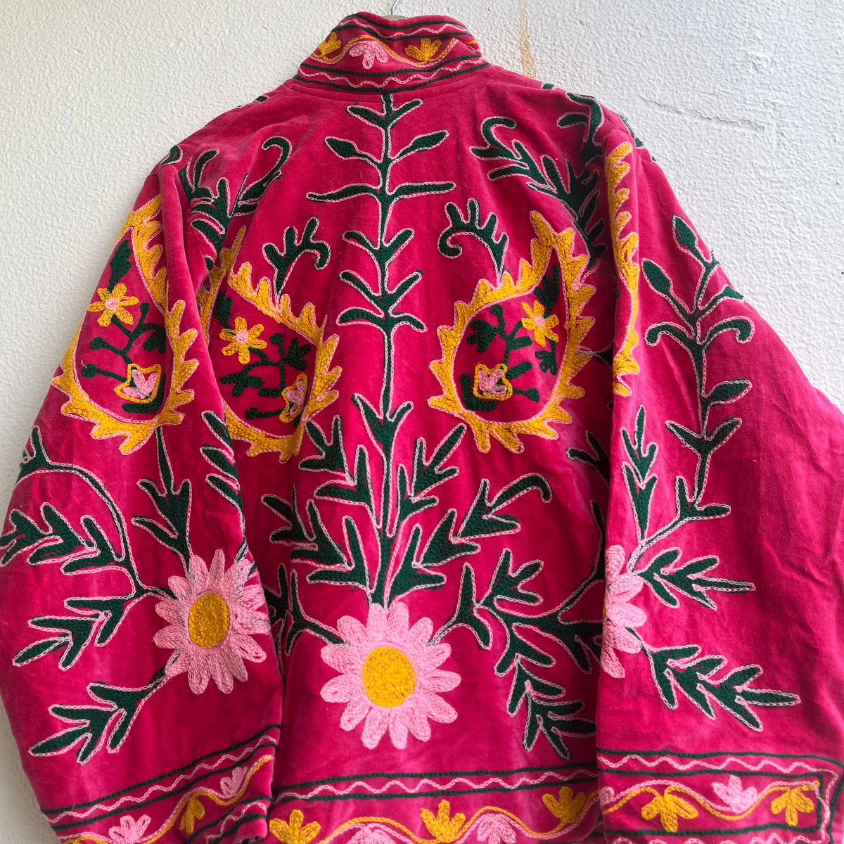 Jaipuri Thread Velvet Jacket